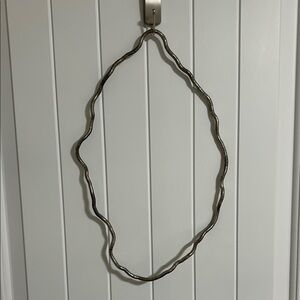 Wavy Silver Adjustable Necklace / Bracelet